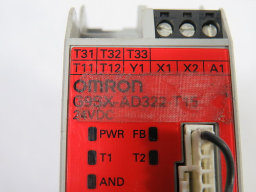 Omron G9SX-AD322-T15-RT Flexible Safety Unit 3-Outputs 24VDC USED
