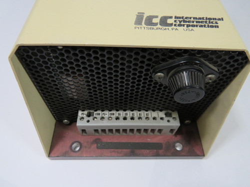 ICC 110-0108 Model PLS-4 Brushless Servo Power Supply USED