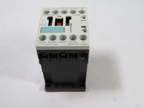 Siemens 3RH1140-1AK60 Relay Contactor 4NO 110/120V 50/60Hz ! NEW !