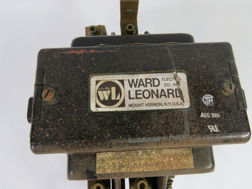 Ward Leonard RDP9-21100 Motor Starter Contactor 265A 600VDC USED