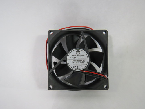 Pelko Motors C8025H12BPLB1 DC Brushless Fan 12VDC 0.18A USED