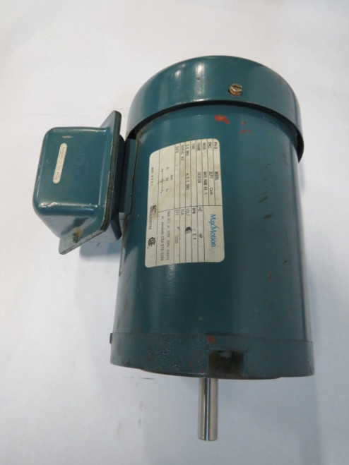 Max Motion 1HP 1760RPM 575V 56C TEFC 3Ph 1.4A 60Hz USED