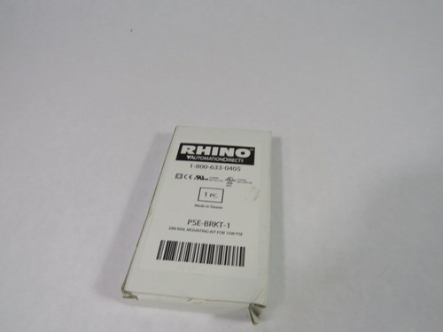 Rhino PSE-BRKT-1 Din Rail Mounting Plate for 16 PSE Power Supply ! NEW !