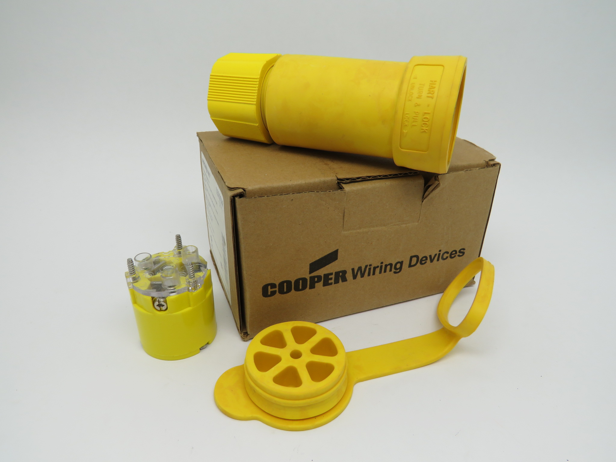 Cooper Arrow Hart L520CW Hart Lock Watertight Connector 20A 125V 3W 2P ...
