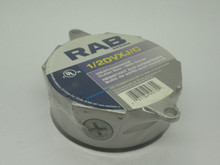 Rab Design 1/2DVXJ/C Weatherproof Outlet Box With Cover 1/2