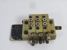 Trabon Block Trabon MSP-40S Lubrication Block W/ Divider Valve 2x MSP-20S 1x MSP-40S ...