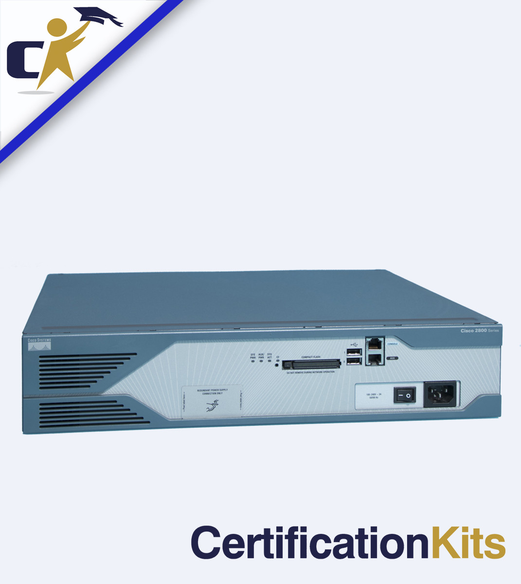 Cisco 2821 256/128 Router - CertificationKits
