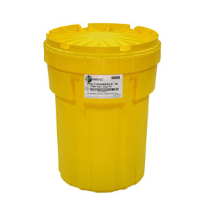 30 Gallon Poly-Overpack Salvage Drum, Yellow (1230-YE)