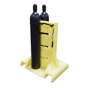 4 Cylinder Poly Stand, Yellow (7213-YE)