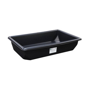 2 Drum Cross-Contain Spill Pallet, Sump Only, Black (5393-BK-SUMP)