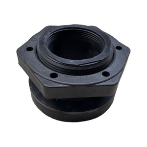 3/4" Bulkhead Fitting for Spill Containment Berms, Black