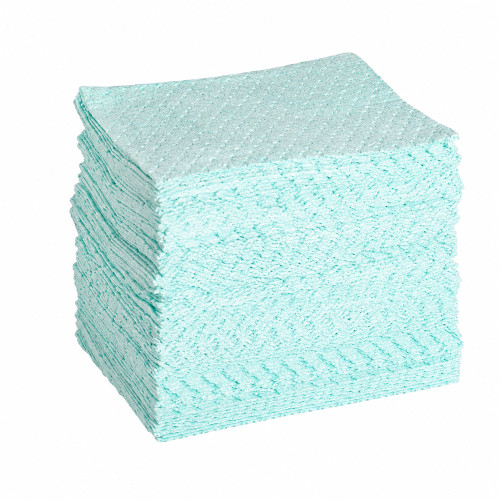 Hazmat Fine Fiber Sorbent Pads, Green