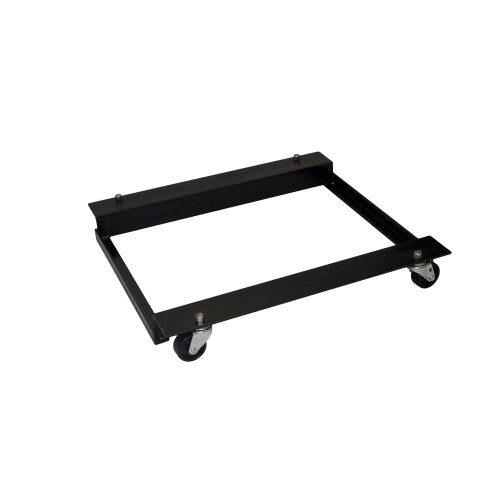 Wheeled Caster Frame for 6 Cylinder Storage Rack, Black (7204-BK)