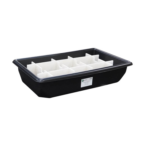 2 Drum Cross-Contain Spill Pallet, Black (5393-BK)