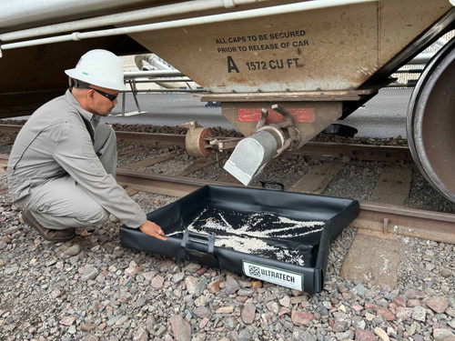 Ultra-Pellet Berm®, Rail Containment, Black