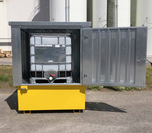 Ultra-IBC Hard Top, Steel Model, Yellow & Gray