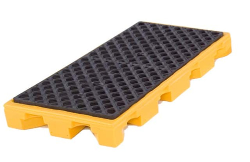 Ultra-Spill Deck® Standard Model P2, 2 Drum, Yellow