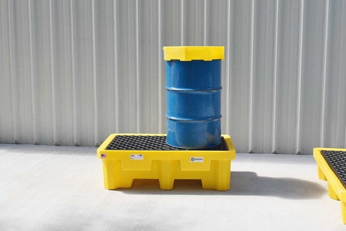 Ultra-Spill Pallet® Standard Model P2, 2 Drum, Yellow