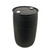 55-Gallon Poly Closed Head Drum, Black