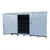 Steel HazMat Storage Building, 2 Hour Fire-Rated, White