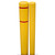 Bollard Covers, Yellow with Red Reflective Tape