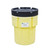 65-Gallon Poly SpillPack Drum, Yellow Base with Black Slip-Top Lid (1165-YE)
