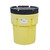 95-Gallon Poly SpillPack Drum, Yellow Base with Black Slip-Top Lid (1195-YE)
