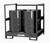 4 Drum Steel Stacker Spill Pallet, Black (9014-BU)
