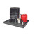 2 Drum Econo Spill Tray, Black