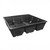 IBC Tote Cross-Contain Spill Pallet, Sump Only, Black