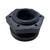 3/4" Bulkhead Fitting for Spill Containment Berms, Black