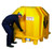 Ultra-Hard Top Spill Pallet®, P4 Gull Wing - 4 Drum, Yellow