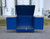Ultra-Hard Top S4, 4-Drum Steel Spill Pallet, Blue