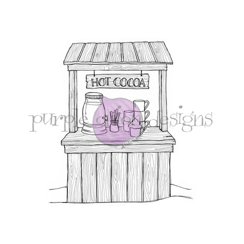 hot cocoa stand clipart