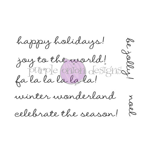 happy holidays!
joy to the world!
fa la la la la la!
winter wonderland (2 7/8" x 1/4")
celebrate the season! happy holidays!
joy to the world!
fa la la la la la!
winter wonderland (2 7/8" x 1/4")
celebrate the season!