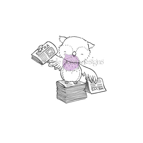 Stacey Yacula - Alex (Owl with Newspapers) Stacey Yacula - Alex (Owl with Newspapers)