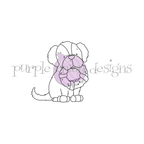 Holly Mabutas - Bernard (dog with wreath)