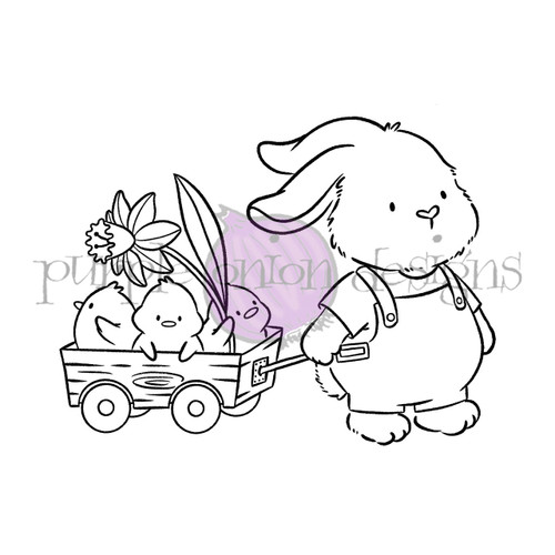 Chilliezgraphy - Bunny & Besties (bunny and chicks in wagon)