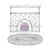 Fireplace 2 1/2" x 2 1/4"

Rug 3" x 1"