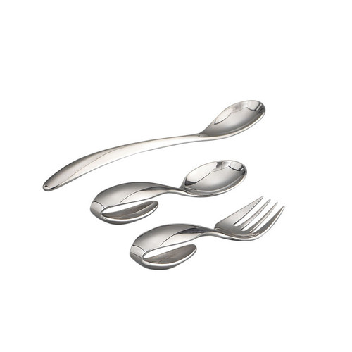 Baby Nambe Feeding Set with Loop Spoon, Fork, and Feeding Spoon