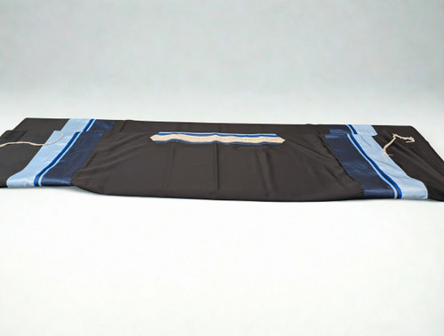 Tallit Full Set - Navy, Blue, Cream
