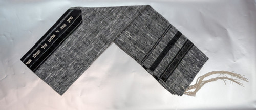 Tallit Set Black Tweed