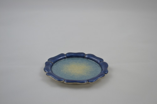 Blue Cup With Saucer (QGD0060)