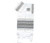 Tallit Set by Gabrieli - White Silk with Black and Silver Stripes