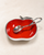 Red Apple-Shaped Honey Dish with Spoon - Medium