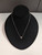 Petite Crystal Star of David Necklace – Silver Tone