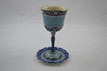 Blue Cup With Saucer (QGD0060)