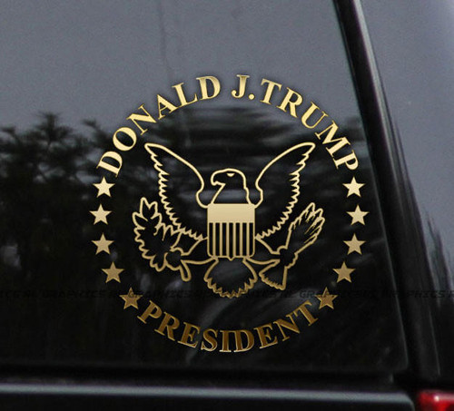 Flawless Vinyl Decal Stickers Trump Presidential Seal Decal Sticker