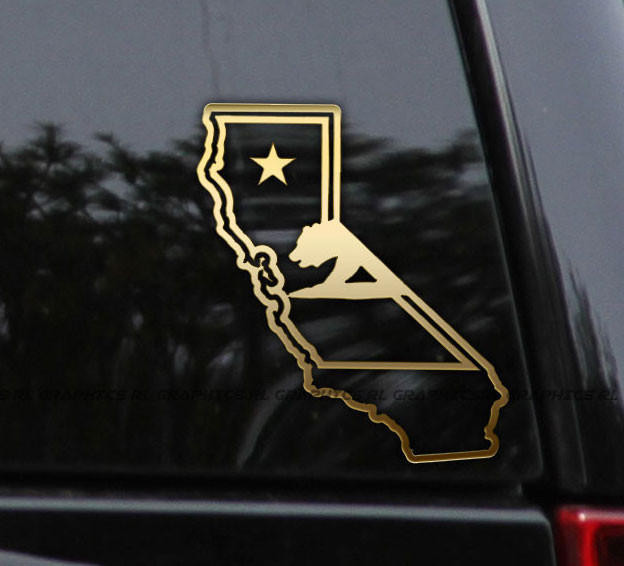 Flawless Vinyl Decal Stickers California State Vinyl Decal Sticker