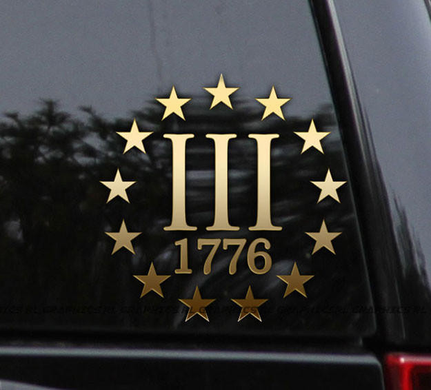 Flawless Vinyl Decal Stickers 1776 Decal Sticker 